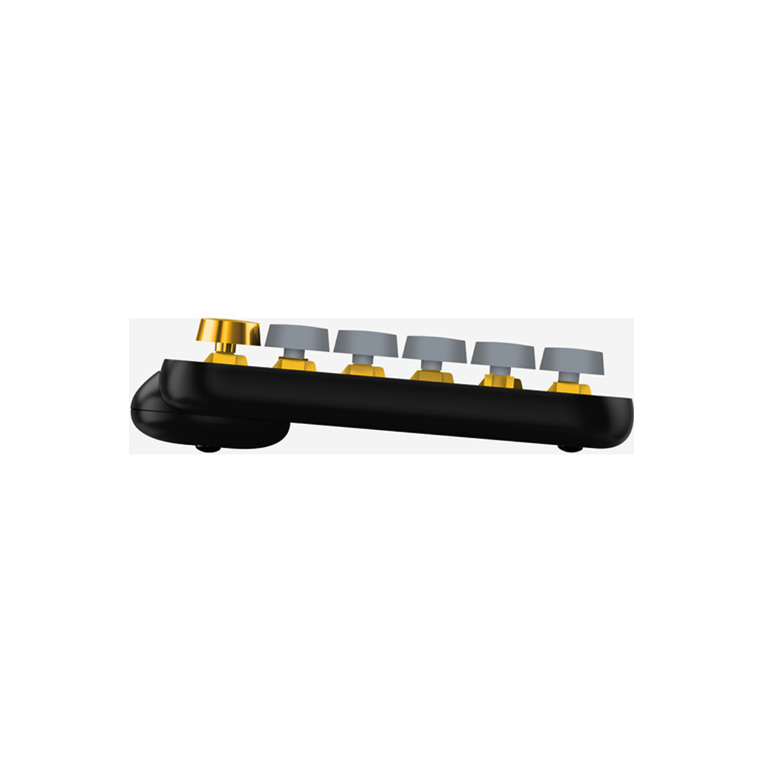 Logitech POP Keys Wireless Bluetooth Mechanical Keyboard - Blast Yellow in Qatar Logitech POP Keys Wireless Bluetooth Mechanical Keyboard - Blast Yellow in Qatar
